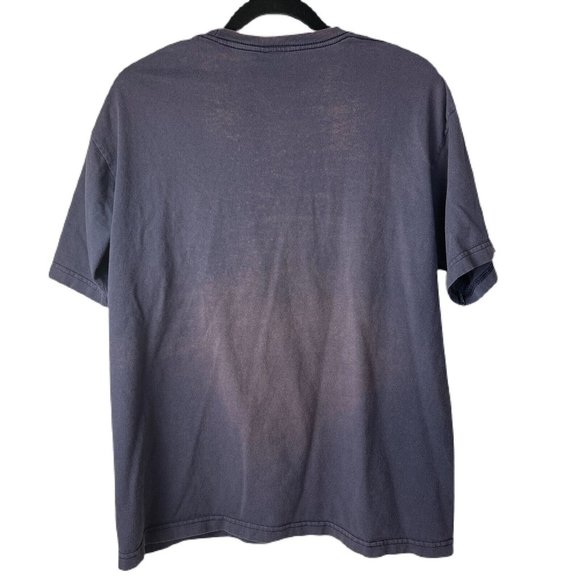 US Navy  This We'll Defend, Eagle - Flag Men's Blue Bayside Brand T-shirt Large - Picture 2 of 6